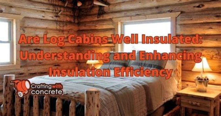 Are log cabins well insulated