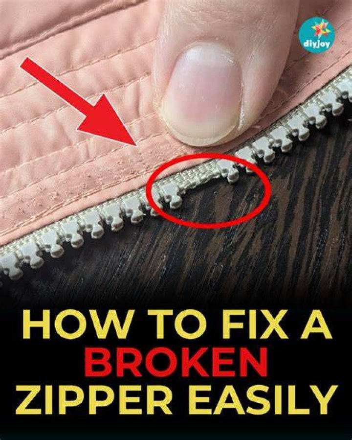 Can a broken zipper be fixed