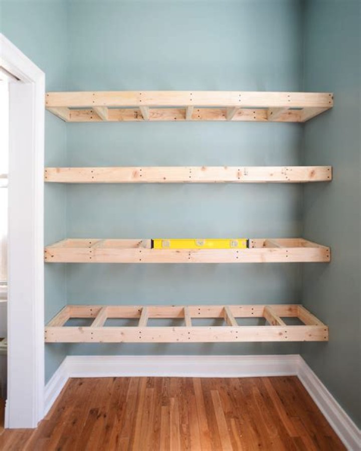 Can I paint floating shelves