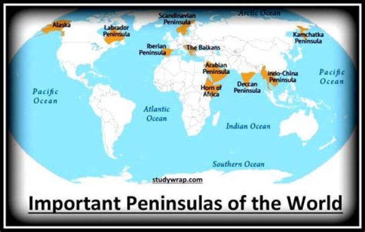 Can islands have peninsulas