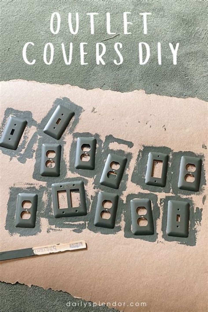 Can outlet covers be painted