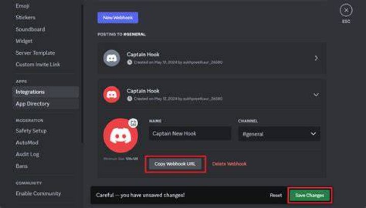 Can you edit discord webhook