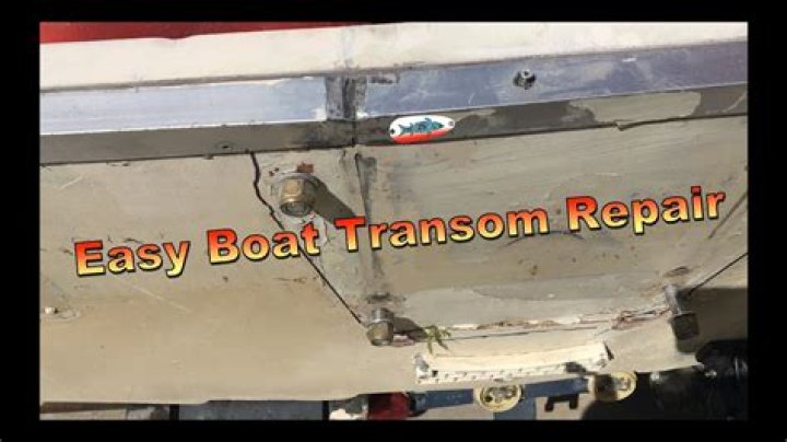 Can you fix a rotten transom