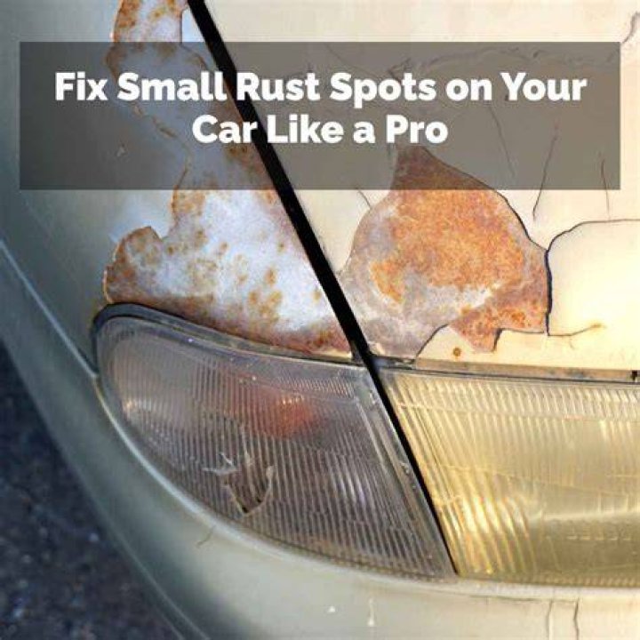 Can you fix small rust spots