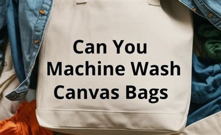 Can you machine wash canvas