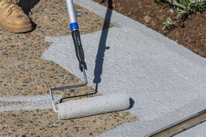 Can you paint concrete paths