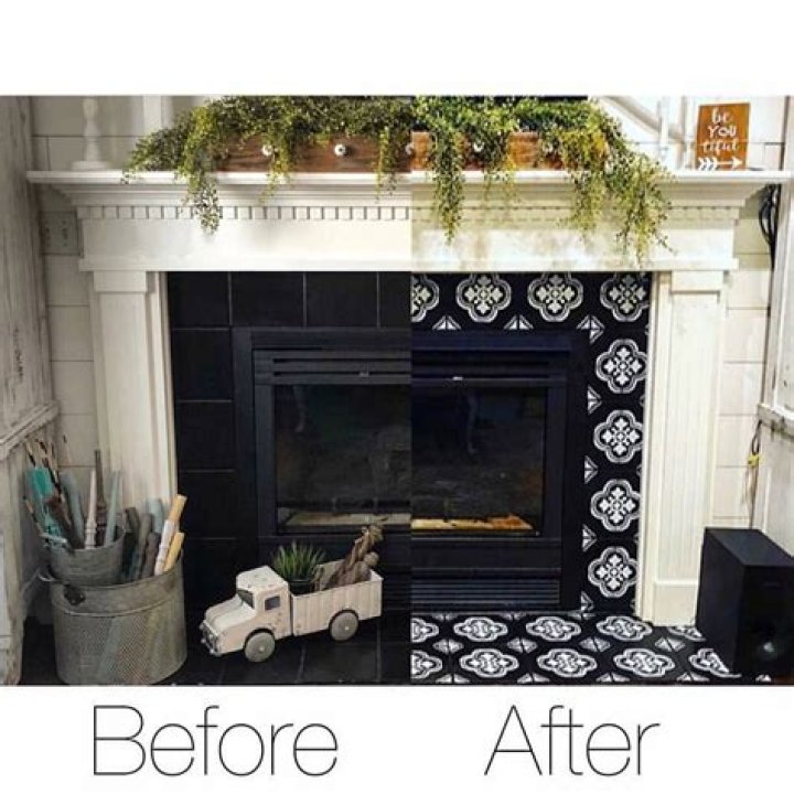 Can you paint tile fireplace