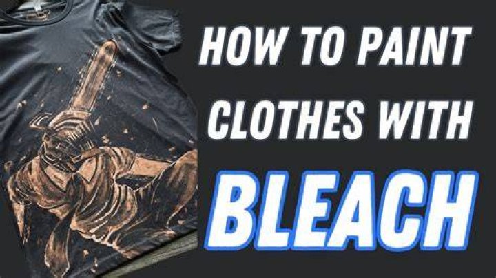 Can you use bleach on canvas