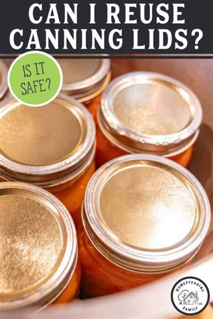 Can you use old canning lids