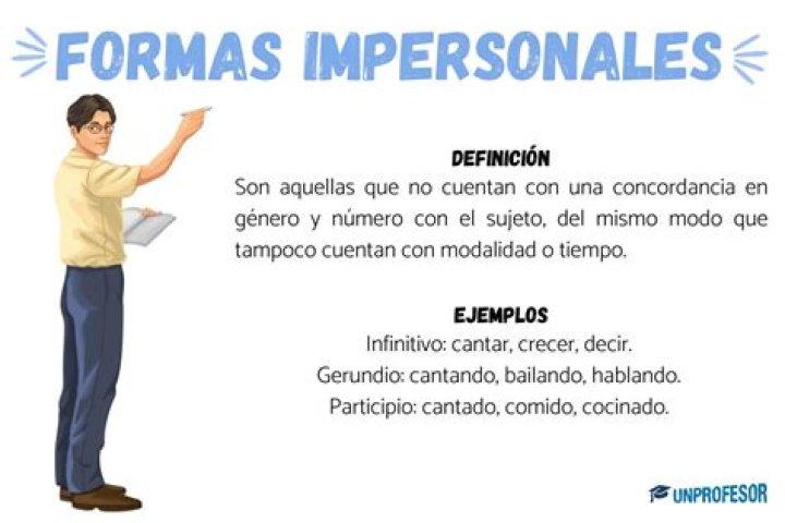 ¿Cuál es la forma impersonal