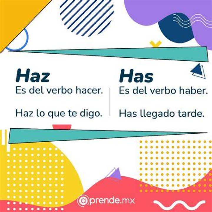 ¿Cuándo se utiliza has y haz