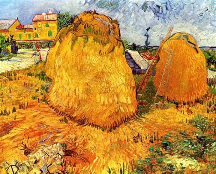 Did Van Gogh paint haystacks