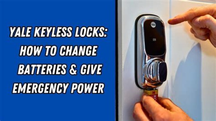 Do keyless locks need power