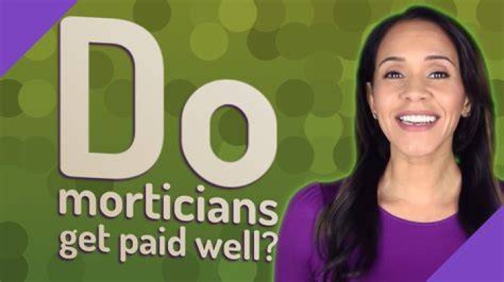 Do morticians get paid well