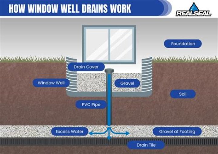 Do window wells have drains