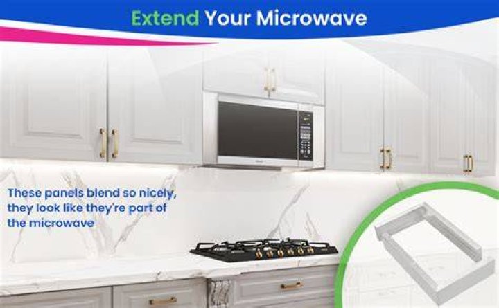 Do you tile behind microwave