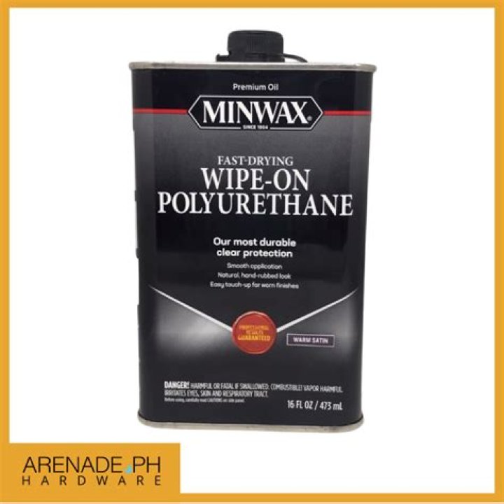 Do you wipe off polyurethane