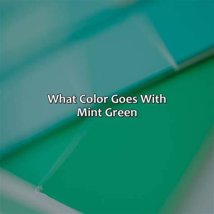 Does blue go with mint green