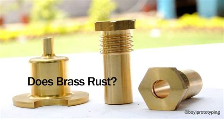Does brass react with water