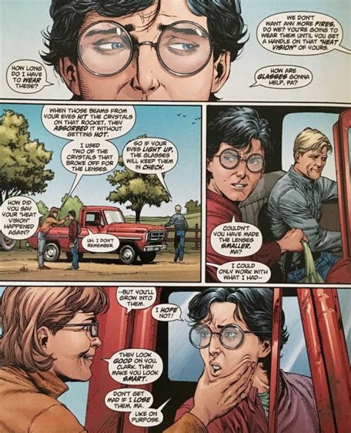 Does Clark Kent need glasses