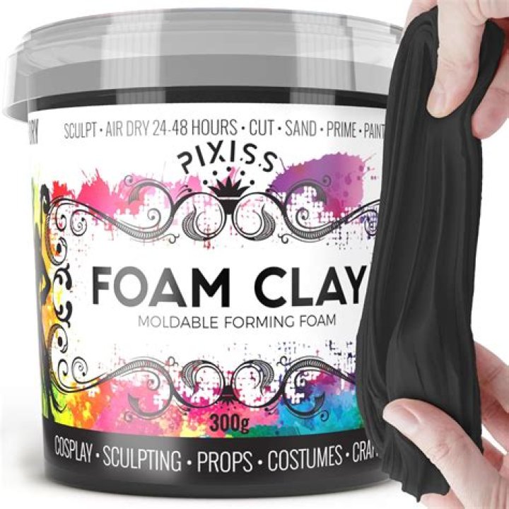 Does foam clay dry flexible