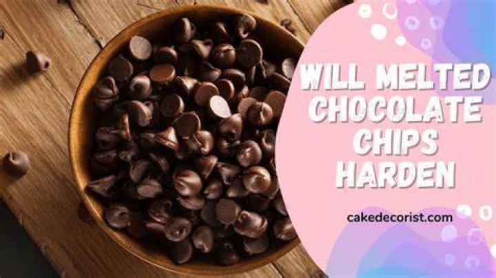 Does melted chocolate harden