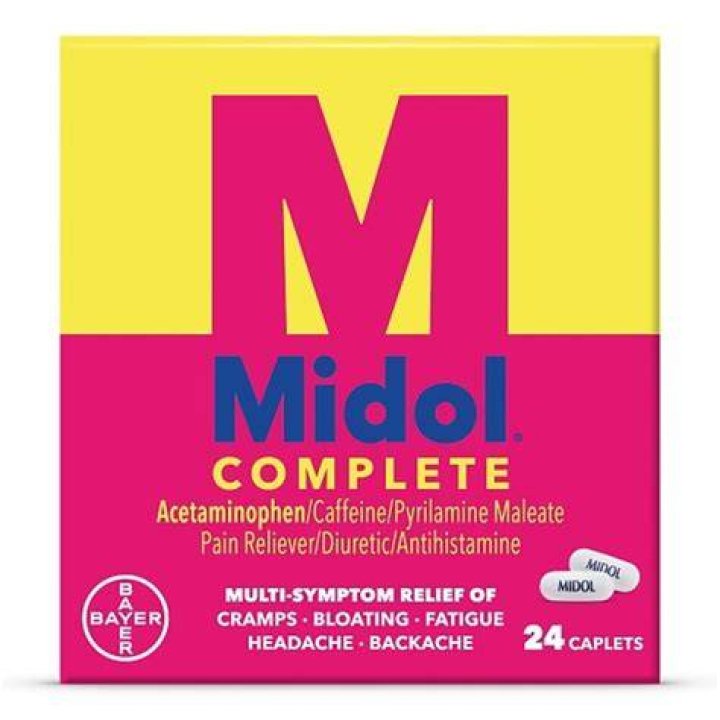Does Midol PMS have caffeine