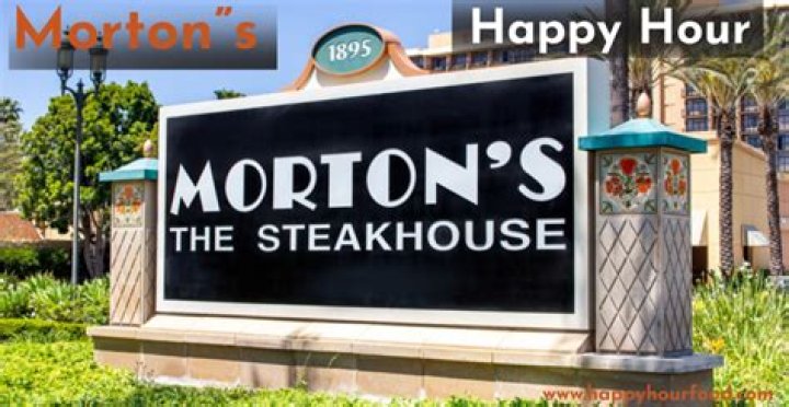 Does Mortons have happy hour
