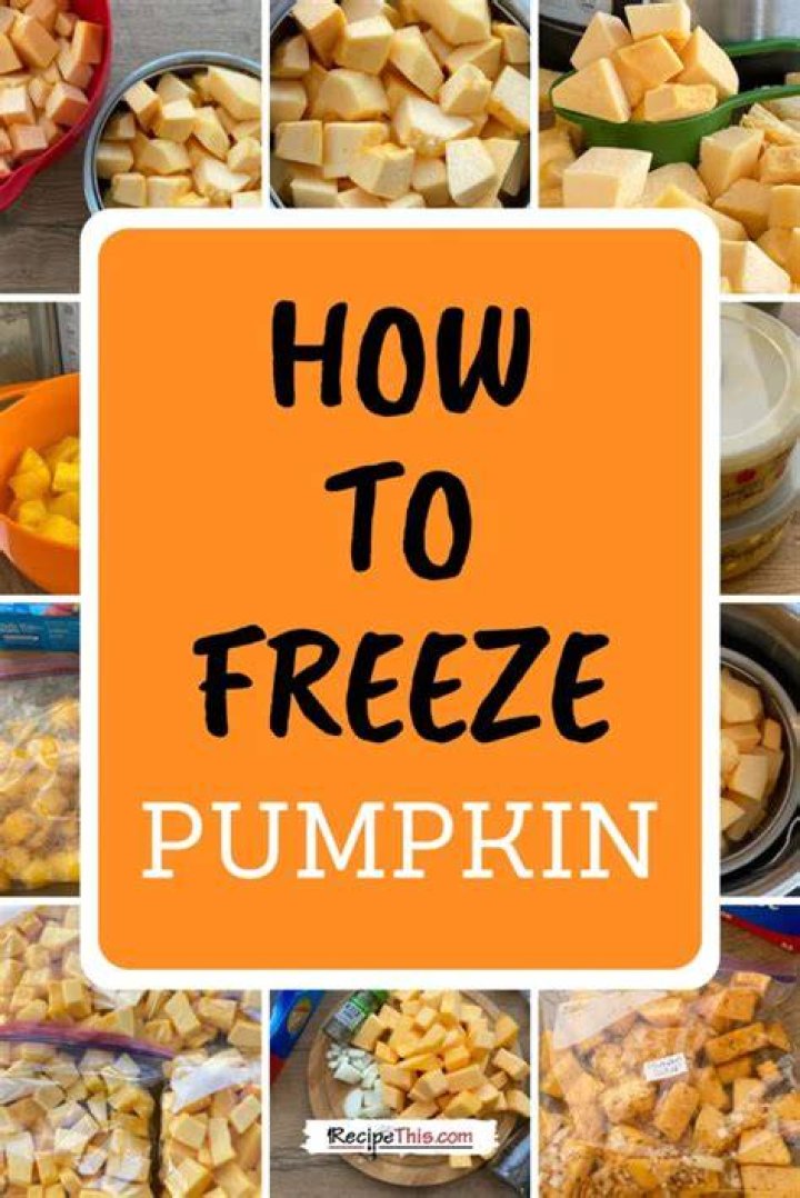 Does raw pumpkin freeze well