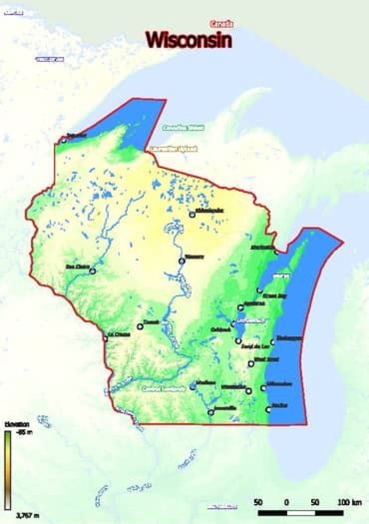 Does Wisconsin have a ocean