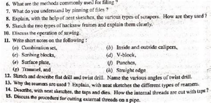How are internal threads cut