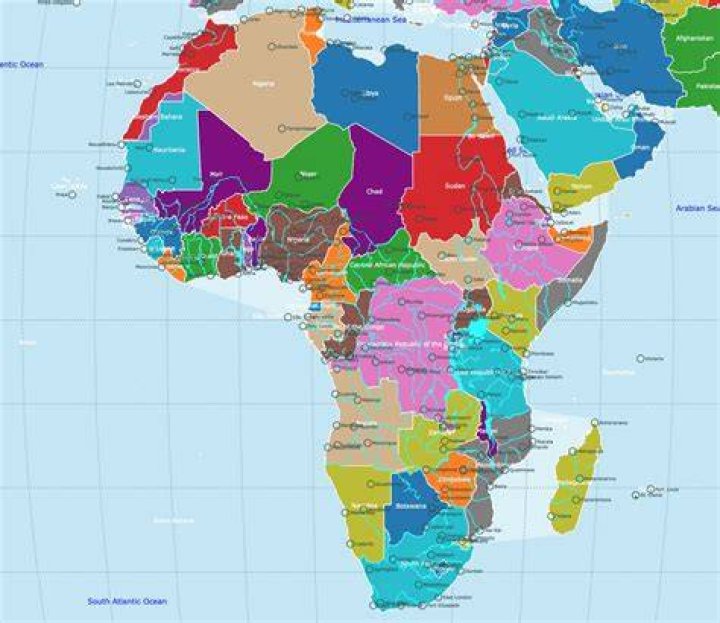 How big is Africa really map
