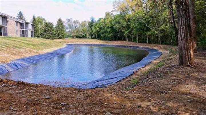 How deep is a half acre pond