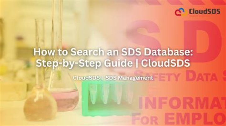 How do I access SDS database