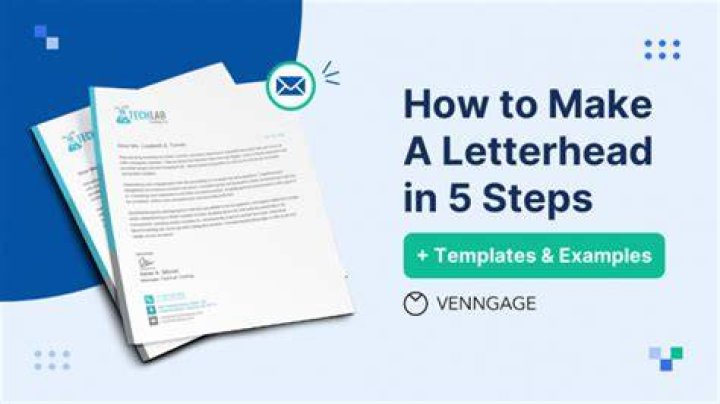 How do I create a letterhead