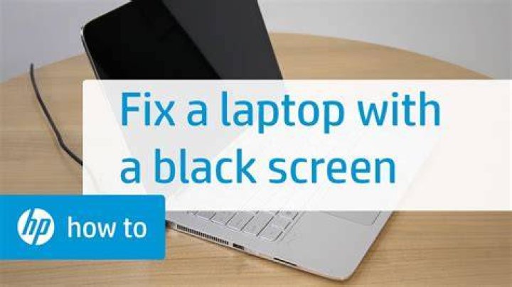 How do I fix my black screen