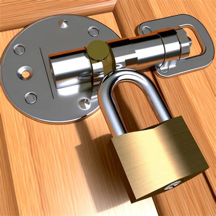 How do I install a hasp lock