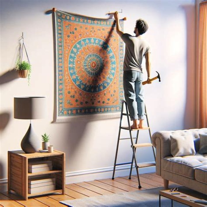 How do I keep my tapestry up