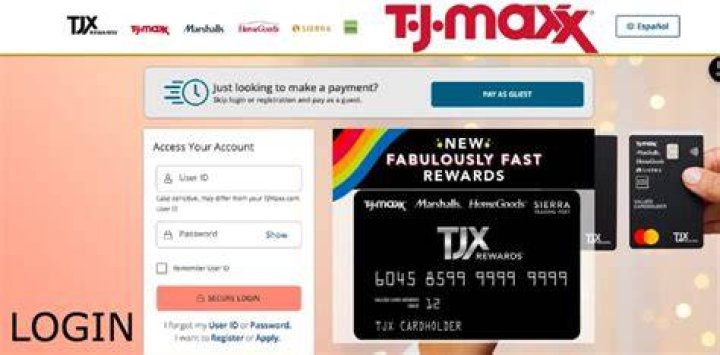 How do I pay my Tjmaxx bill