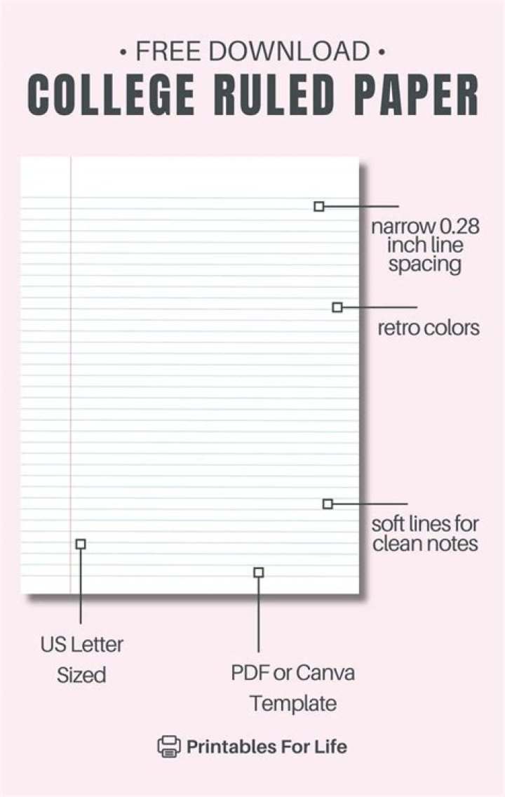 How do I print a ruled paper