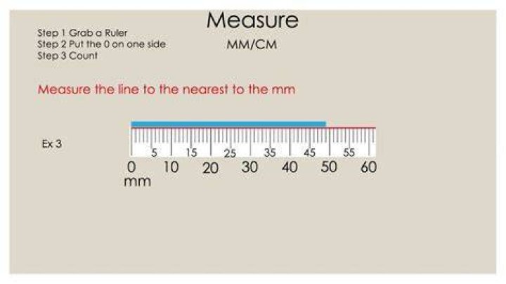 How do I read a metric ruler