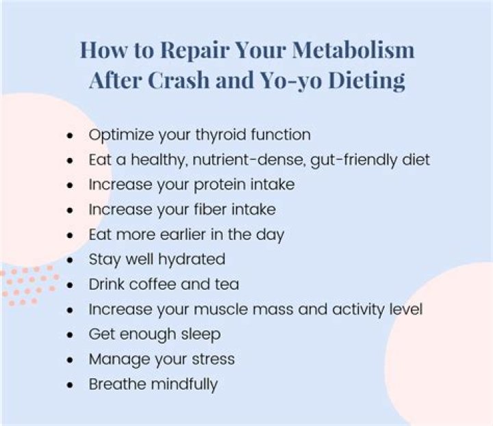 How do I reset my metabolism