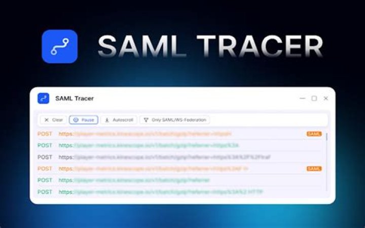 How do I view a SAML tracer