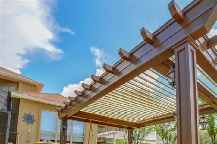 How do pergolas create shade