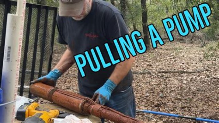 How do you clean a well pump