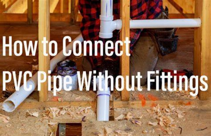 How do you connect PVC pipes