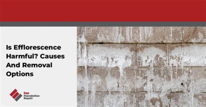 How do you cure efflorescence