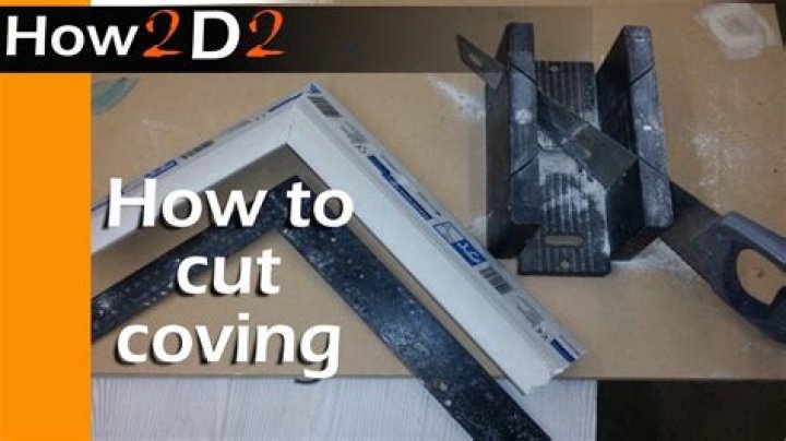 How do you cut Gyproc coving