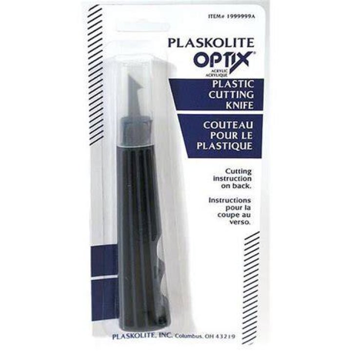 How do you cut Optix plastic