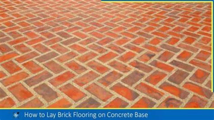 How do you lay a brick floor